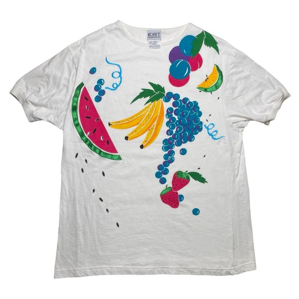 Vintage 80s 90s Women's Koret floral nature shirt